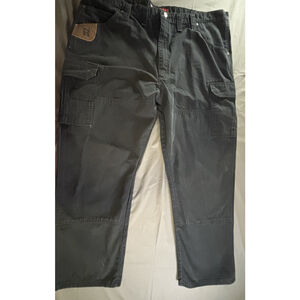 Wrangler Riggs Workwear Pants Mens 44x32 Black Ranger Utility Cargo